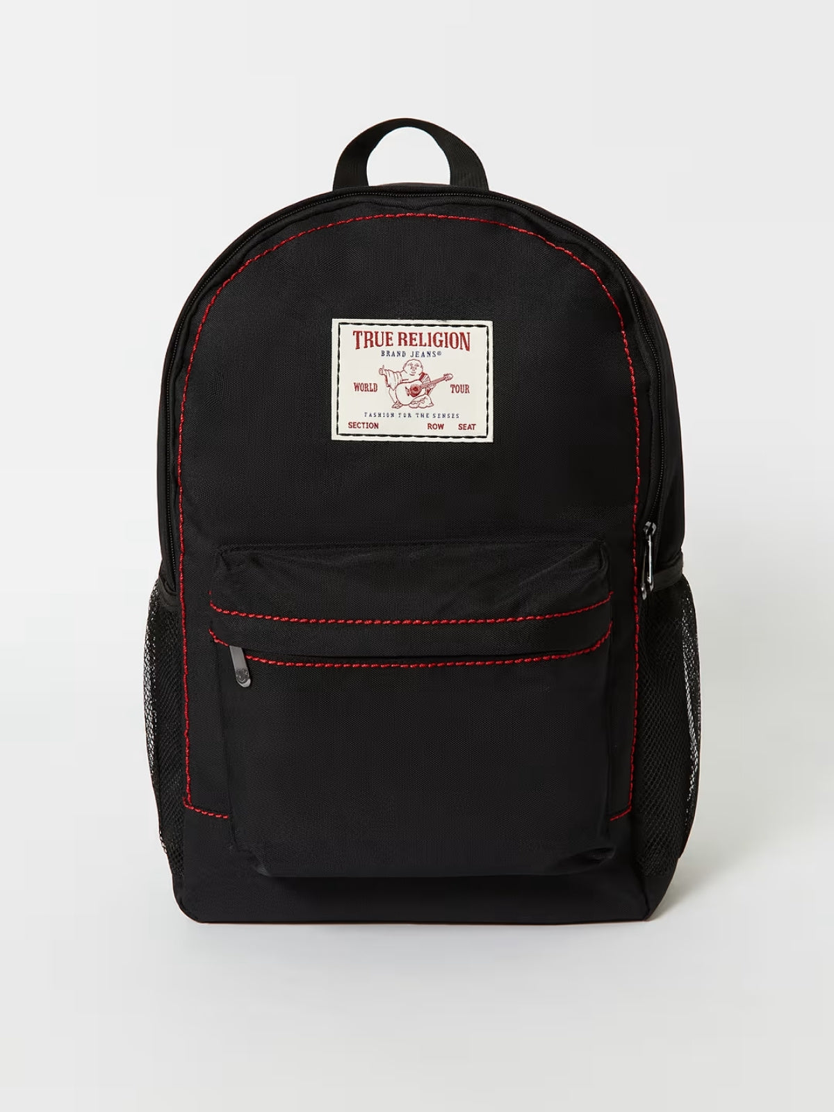 True Religion Big T Bag Backpack Black-Red