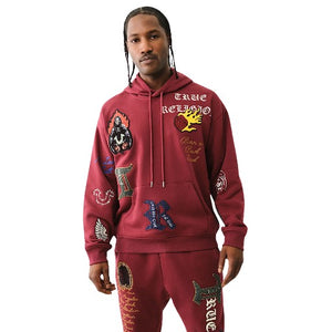 TRUE RELIGION SWEATER PATCH EMBRO HOODIE BROADWAY-True Religion