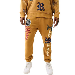 TRUE RELIGION JOGGER PATCH EMBRO CARAMEL-True Religion
