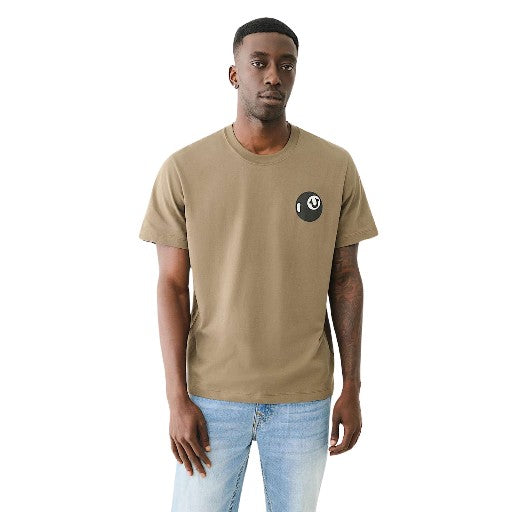 TRUE RELIGION CREW SS PUFF BALL TEE KALAMATA