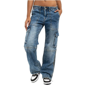 TRUE RELIGION SIDE ZIP MILITARY CARGO BIG T CASSIOPEIA-True Religion