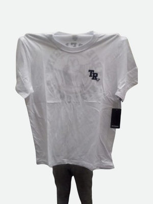 True Religion T-Shirt Tru Flock Optic White