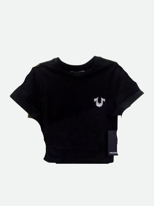 True Religion T-Shirt Crystal Mushroom Ss Baby Black