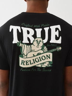 True Religion T-Shirt Warped True Buddha Jet Black