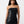 True Religion Dress Crystal Side Ruch Rib Jet Black
