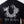True Religion T-Shirt Tossed Buddha Jet Black