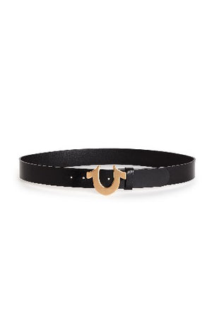 True Religion Belt Horseshoe Buckle Pearlized