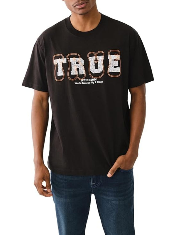 True Religion True Stitch T-Shirt Black