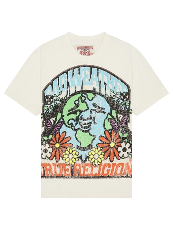 True Religion Relaxed Buddha T-Shirt Marshmellow