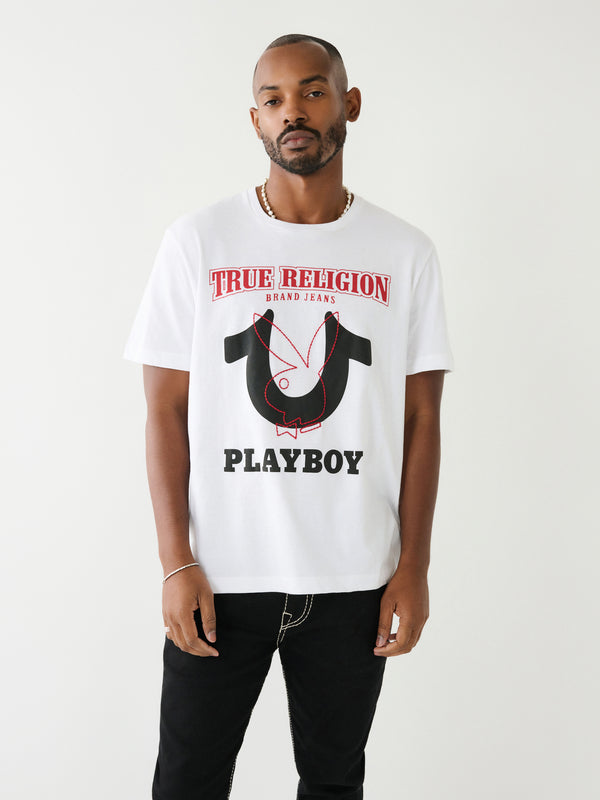 True Religion Big T Bunny T-Shirt Optic White