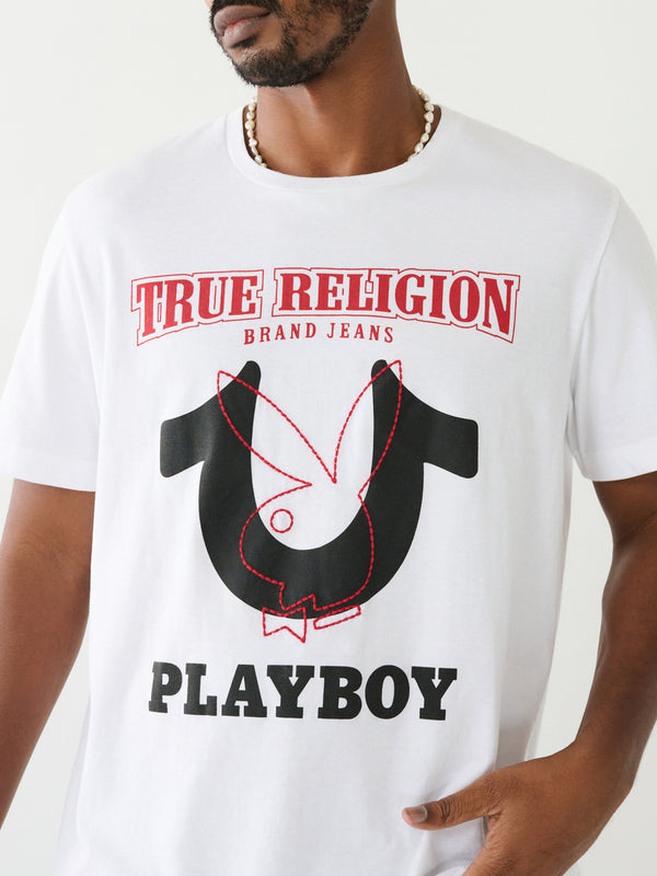 True Religion Big T Bunny T-Shirt Optic White