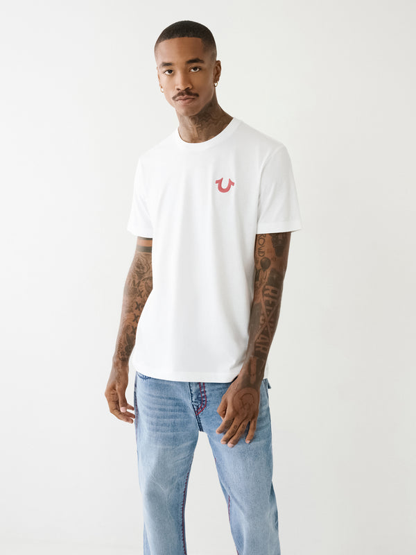 True Religion Fishing Sense T-Shirt Optic White