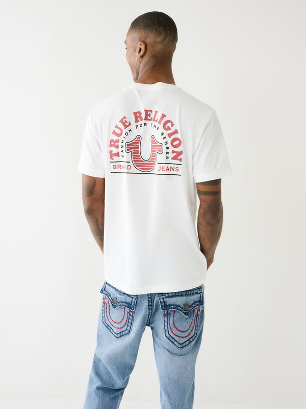 True Religion Fishing Sense T-Shirt Optic White