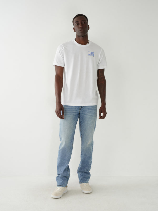 True Religion Multi Logo T-Shirt Optic White