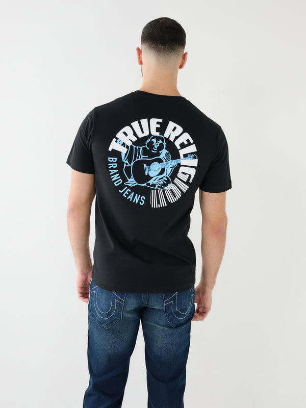 True Religion T-Shirt Ss Fast Buddha Jet Black