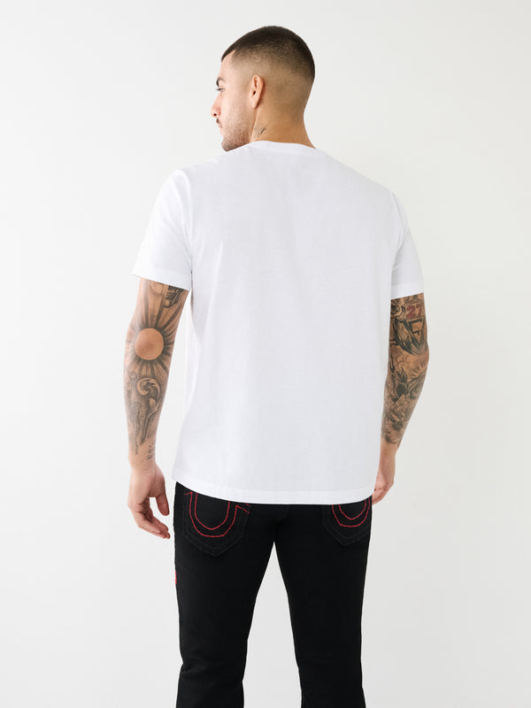 True Religion Ss T-Shirt Relaxed True Boy Optic White