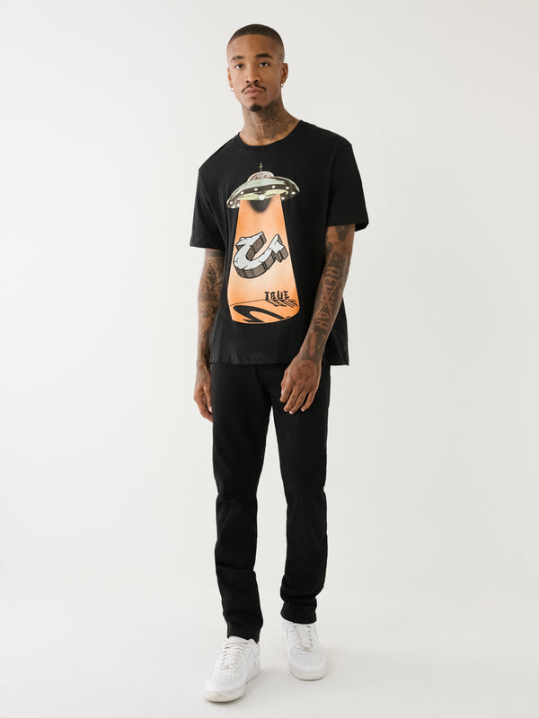 True Religion Ss T-Shirt Relaxed Ufo Black