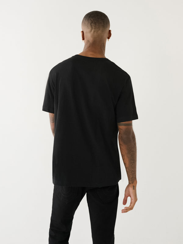 True Religion Ss T-Shirt Relaxed Ufo Black