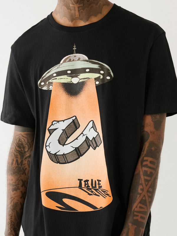 True Religion Ss T-Shirt Relaxed Ufo Black