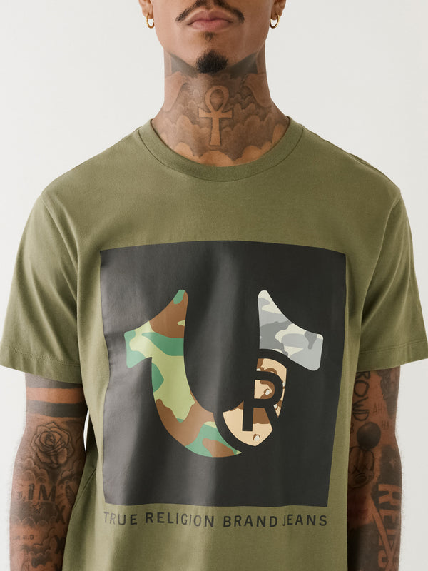 True Religion Multi Camo T-Shirt Kalamata