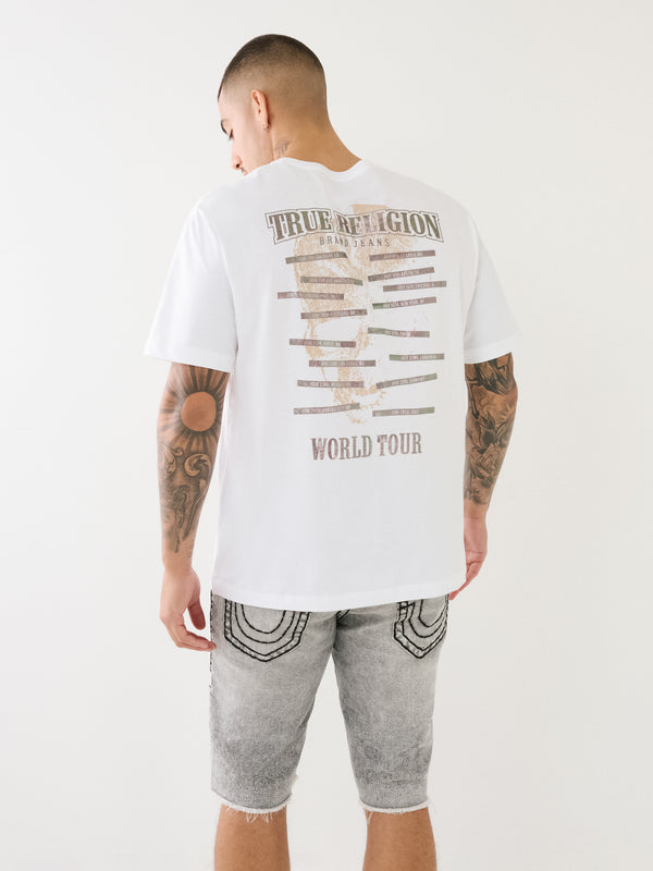 True Religion Relaxed Skull T-Shirt Optic White