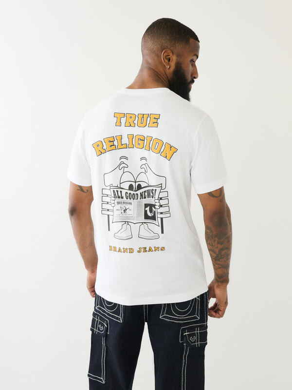 True Religion Shoey Puff News Optic White