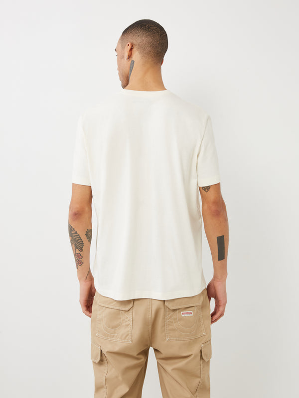 True Religion Relaxed Tiger T-Shirt Optic White