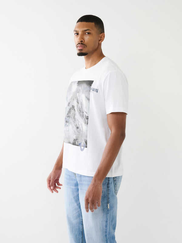 True Religion Relaxed T-Shirt Optic White