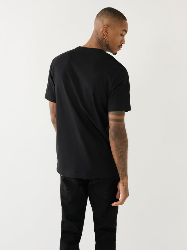 True Religion Multi Camo T-Shirt Jet Black