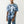 True Religion Drop Shoulder T-Shirt Camo Blue