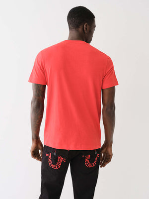 True Religion Warped T-Shirt Lava-True Religion