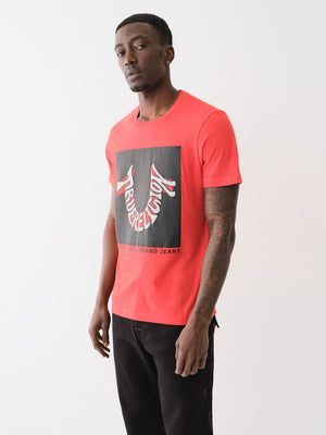 True Religion Warped T-Shirt Lava-True Religion