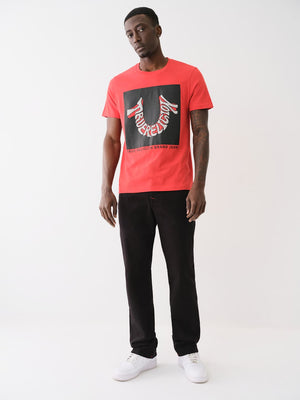 True Religion Warped T-Shirt Lava-True Religion