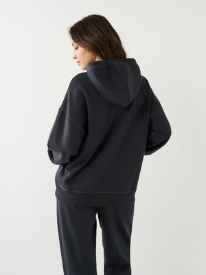 True Religion Playboy Hoodie Fleece Dark Navy-True Religion