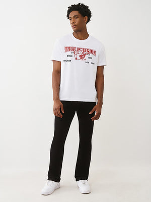 True Religion Jeans Ricky Flap Sn 32 Inseam Body Rinse Black