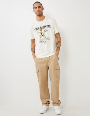True Religion Cargo Pants Travertine