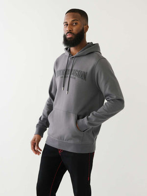 True Religion Sweater Painted HS Pullover Hoodie Iron Gate-True Religion