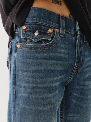 True Religion Joey Sn Flap 34In Dark Wash-True Religion