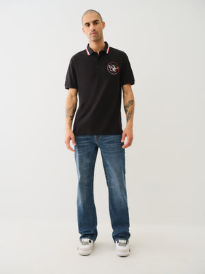 True Religion Joey Sn Flap 34In Dark Wash-True Religion