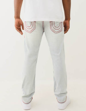 True Religion Rocco Super T Flap 32 In Blue Mariner Wash With Rips