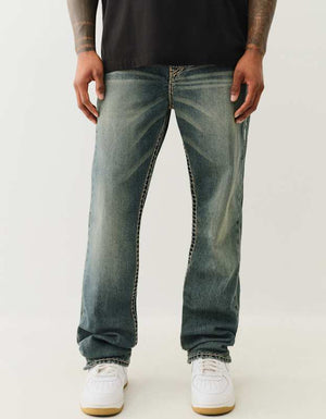 True Religion Ricky Super T Flap 34In Midnight Warehouse Dark Wash