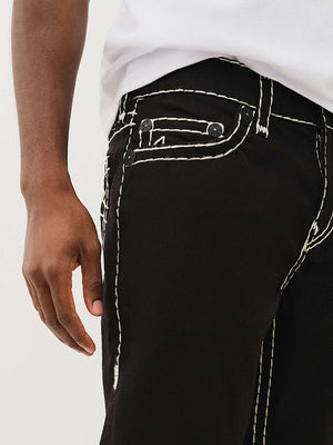 True Religion Jeans Rocco Super T No Flap 32 In Black Rinse