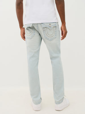 True Religion Rocco Sn Flap 32 Inseam Drover Light Wash-True Religion