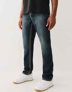 True Religion Rocco Super T Nf 32 In Jackknife Dark Wash