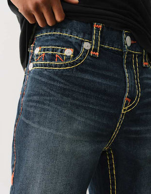 True Religion Rocco Super T Nf 32 In Jackknife Dark Wash