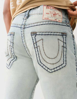 True Religion Matt Super T No Flap 32In Light Clearwater Wash