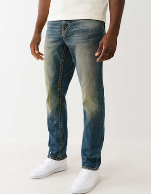 True Religion Rocco Big T No Flp Ovrsized Hs Street Lights Dark Wash