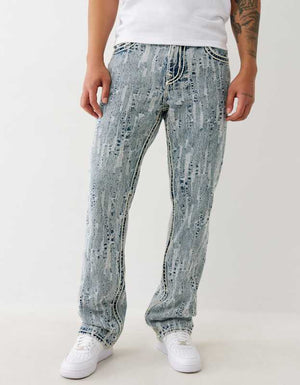 True Religion Dtrsd Jqrd Ricky Rope Flp 34In City Lights Light Wash