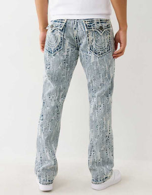 True Religion Dtrsd Jqrd Ricky Rope Flp 34In City Lights Light Wash