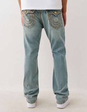 True Religion  Ricky Marled Super Qt Flp 34In Light Wash